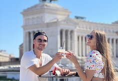 Gabijos Sruogiūtės-Stašienės ir jos vyro Mindaugo atostogos Italijoje