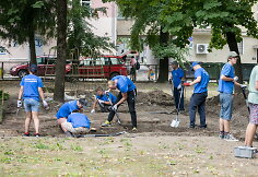 Archeologiniai kasinėjimai Vilniaus Vokiečių gatvėje.
