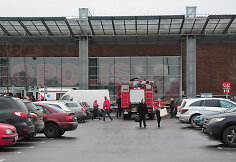 Įvykio vietoje prie Vilniaus „Akropolio“