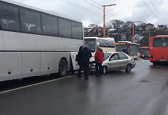 Avarija kaune sutrikdė eismą