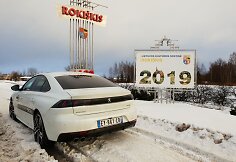Lietuvos Metų automobilis 2019 &bdquo;Peugeot 508&ldquo; lankėsi Roki&scaron;kyje