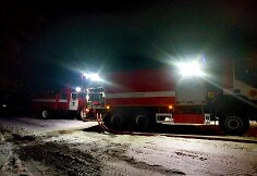 Gaisras Varėnos Vytauto gatvėje 