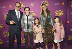 Sarah Jessica Parker ir Matthew Broderickas su vaikais Jamesu bei Marion ir&nbsp;Tabitha