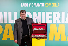 Tado Vidmanto komedijos „Milijonieriaus palikimas" premjeros svečiai