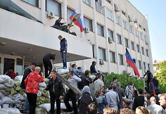 Prorusi&scaron;ki aktyvistai Mariupolio mieste