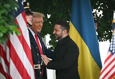 Donaldas Trumpas, Volodymyras Zelenskis / Scanpix