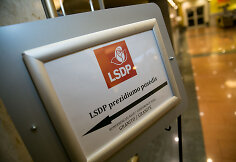 LSDP prezidiumo posėdžio akimirka
