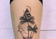 Kamilos Kyrr tatuiruočių darbai