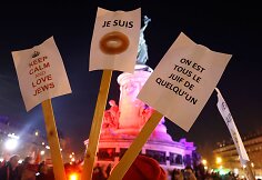 Protestas prie&scaron; antisemitizmą Paryžiuje