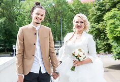 Violetos Tara&scaron;kevič ir Augustino Paulionio vestuvių akimirka