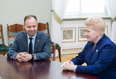 Aurelijus Veryga ir Dalia Grybauskaitė