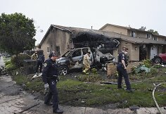 Kalifornijoje nukrito nedidelis lėktuvas / AP