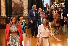 Melania Trump ir Argentinos prezidento žmona Juliana Awada