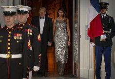 Donaldas Trumpas su žmona Melania Trump