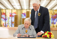 Gražina Ručytė-Landsbergienė ir Valdas Adamkus