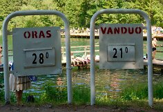 Karštis vilniečius išginė prie vandens