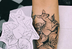 Kamilos Kyrr tatuiruočių darbai