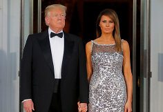Donaldas Trumpas su žmona Melania Trump