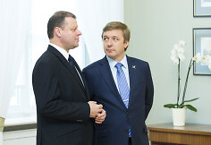 Saulius Skvernelis ir Ramūnas Karbauskis