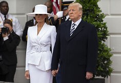 Donaldas Trumpas su žmona Melania Trump