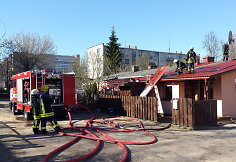 Gaisras &Scaron;vyturio gatvėje, Vilniuje.
