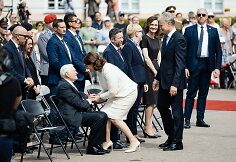 Valdas Adamkus ir Diana Nausėdienė