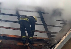 Jonavoje degė gyvenamasis namas