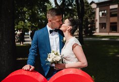 Gintarės Jaro&scaron;aitės ir Edgaro Žarskio vestuvių akimirka