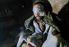 Į nelaisvę paimtas sužeistas Ukrainos specialiųjų pajėgų karys