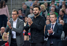 Darius Gudelis, Linas Kleiza ir Julius Sarapinas