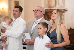 Jurgitos Tvarijonaitės sūnaus krikštynos