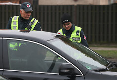Policijos reidas Kauno Europos pr.