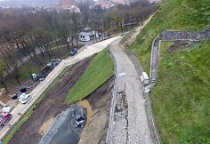 Nuo&scaron;liaužių nuniokotas Gedimino kalnas