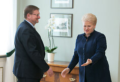 Dalia Grybauskatė ir Juozas Bernatonis