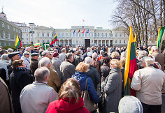 Pensininkams atstovaujančių organizacijų mitingas