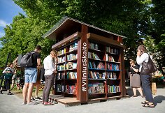 &bdquo;Vilnius skaito&ldquo; lauko skaityklos atidarymas
