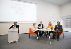 Spaudos konferencijos akimirka