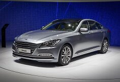 &bdquo;Hyundai&ldquo; i&scaron;&scaron;ūkis Europoje - prabangus &bdquo;Genesis&ldquo; sedanas