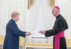 Petaras Rajičius ir Dalia Grybauskaitė