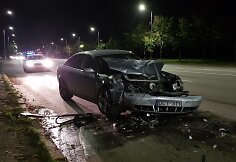 &bdquo;Audi A6&ldquo; ir vilkiko avarija Kauno Jonavos gatvėje
