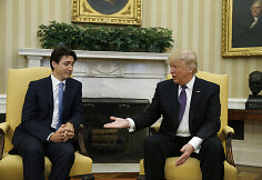 Justinas Trudeau ir Donaldas Trumpas