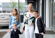 Vilma Javtokienė su vaikais