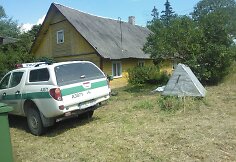 Nusikaltimas įvykdytas šioje sodyboje Žagarių kaime, Lazdijų rajone