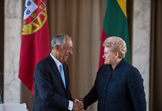 Prezidentė susitinka su Portugalijos Prezidentu Marcelo Rebelo de Sousa