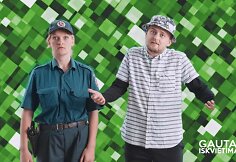 Komedijos „Gautas iškvietimas 3“ aktoriai Giedrė Giedraitytė ir Mantas Katleris