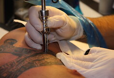Tatuiruotės darymo procesas
