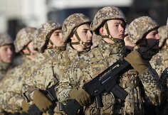 Latvijos 96-ųjų nepriklausomybės metinių minėjimo paradas