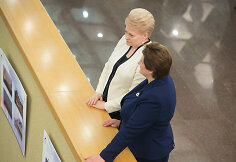 Dalia Grybauskaitė ir Loreta Graužinienė