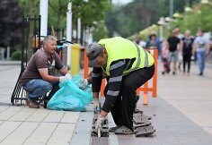 Palanga valo lietaus kanalizaciją – ruošiasi liūčiai
