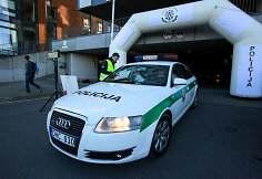 Kelių policijos ralio atidarymas ir startas